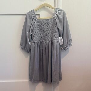 Old Navy Silver Smocked Dress